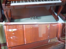 雅马哈钢琴最受欢迎的高端原木色W106钢琴